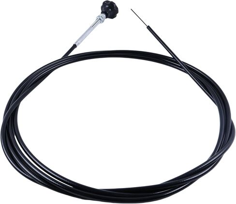 55199 Control Cable 15Ft with 2'' Black Knob Compatible with Trucks Cars Tractors Household Construction Machinery in Kuwait