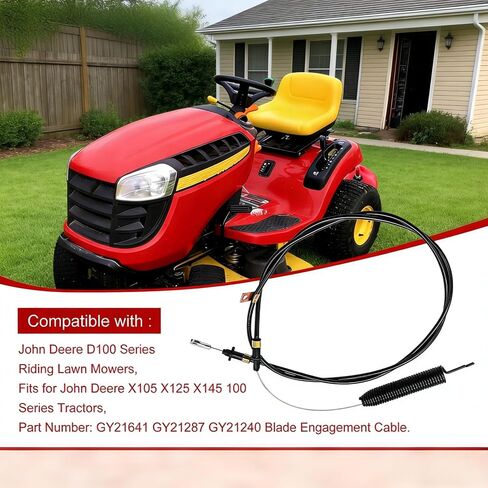 GY21641 GY21287 Control Cable Fits for D100 D105 D110 D120 D125 D130 X125 X145 Lawn Mower in Kuwait
