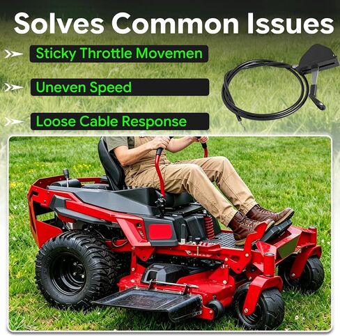 كابل خانق متوافق مع Toro Titan ZX4800 ZX5000 ZX5400 ZX5450 ZX6000 Zero Turn Mower استبدال #: 117-1196 in Kuwait