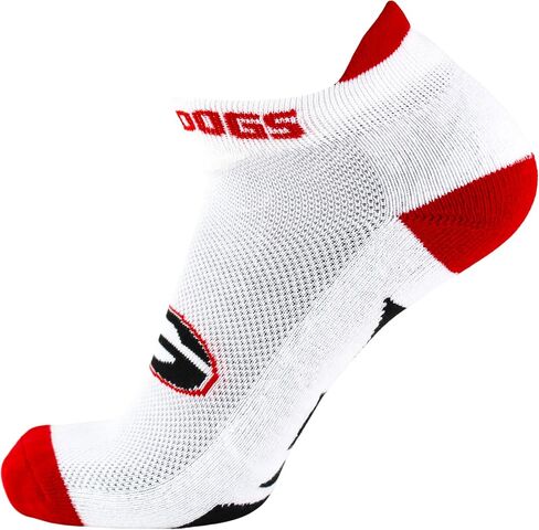 Georgia Bulldogs White Footie Socks - NCAA Officially Licensed - DB Fan Gear in Kuwait