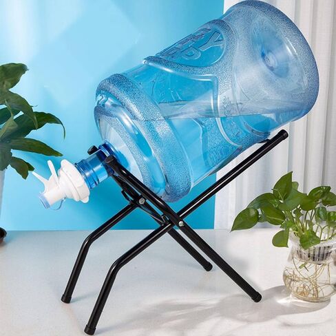 Inverted Foldable Bucket Rack, U-Shaped Water Bottle Holder,Can Hold Up to 100 Kg,with A Reusable Spout,Suitable for Home/Office/Space-constrained Locations in Kuwait