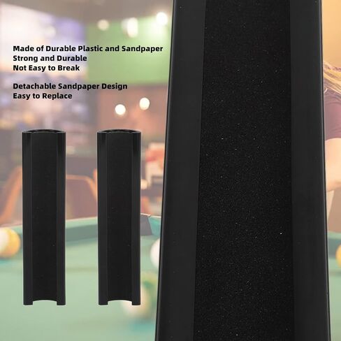 صنفرة ذات طرف جديلة من Pool Cue، ورق صنفرة متين لإصلاح اللون الأسود in Kuwait