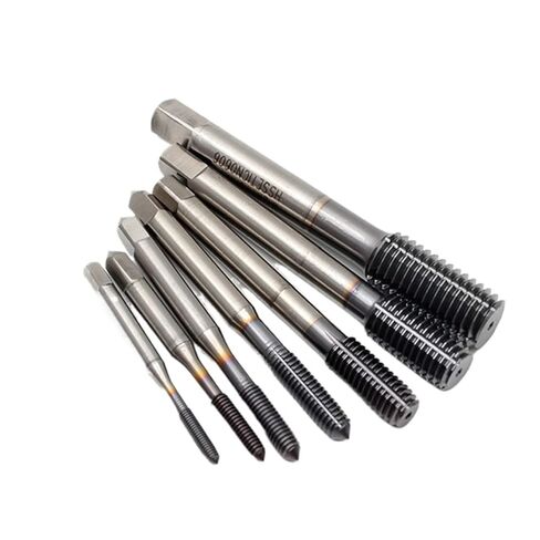 Cobalt Screw Thread Tap Drill Bits Forming Flute Metric M1-M12 TICN Coated Machine Tools for Stainless Steel(10PC,M8x1.25) in Saudi Arabia
