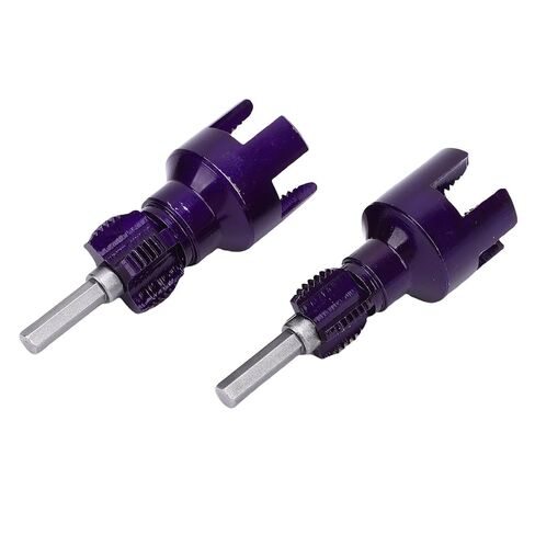 Hyuduo 2 Pcs Pipe Thread Cutting Tool 1/2 3/4 Inch 40Cr Alloy Steel Integrated Internal External Threader with Hex Shank for Electric Drill Use Creating Clean Threads in Kuwait