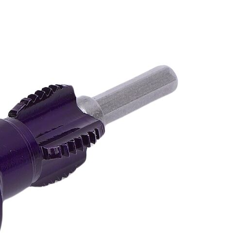 Hyuduo 2 Pcs Pipe Thread Cutting Tool 1/2 3/4 Inch 40Cr Alloy Steel Integrated Internal External Threader with Hex Shank for Electric Drill Use Creating Clean Threads in Kuwait