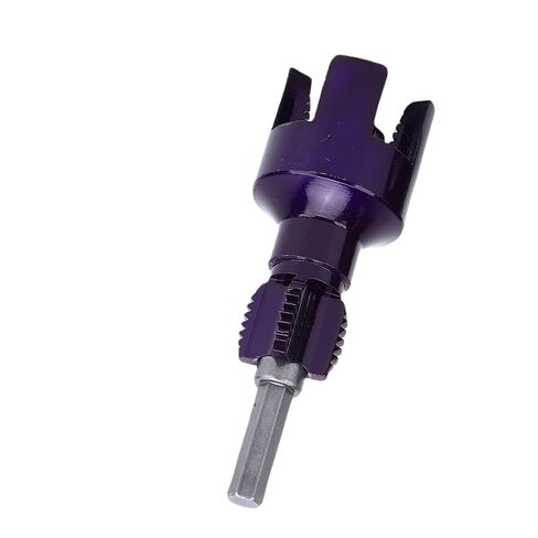 Hyuduo 2 Pcs Pipe Thread Cutting Tool 1/2 3/4 Inch 40Cr Alloy Steel Integrated Internal External Threader with Hex Shank for Electric Drill Use Creating Clean Threads in Kuwait