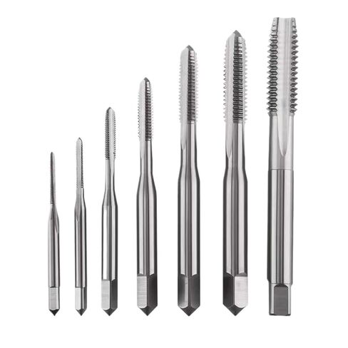 UNF Screw Machine Thread Tap Drill Bits HSS Straight Flute 0-80 4-48 5-44 6-40 12-28 9/16-18 5/8-18 3/4-16 7/8-14(10PC,1I2-20UNF) in Saudi Arabia