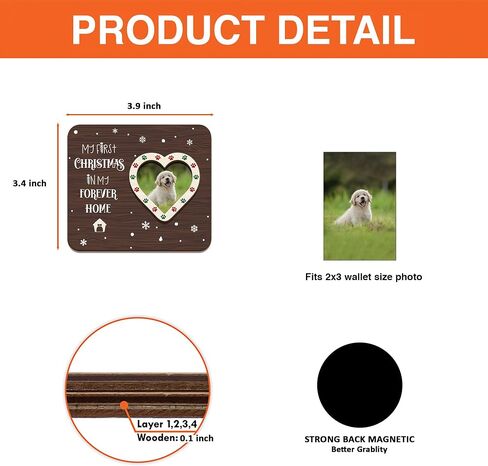 Magnetic Picture Frames - The Year WE Became Family of Three 2025 - Baby Coming 2025 Magnet - Unique Item for Women Mothers Day - New Mom Dad Present - Magnetic Frames for Refrigerator Decor in Saudi Arabia