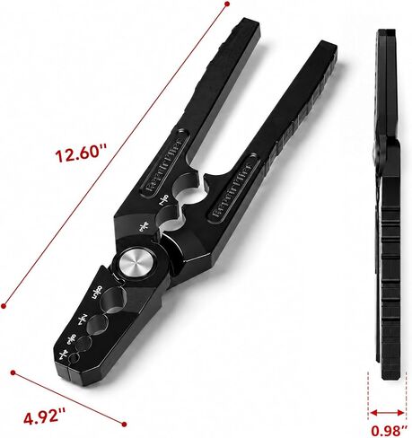 Manual Copper Tube Rounder, Flat Tube Repairer Pliers, Manual Copper Tubing Repair Tool with 6 Hole - for 1/4", 3/8", 1/2", 5/8", 3/4" 7/8" Aluminum Pipe in Kuwait
