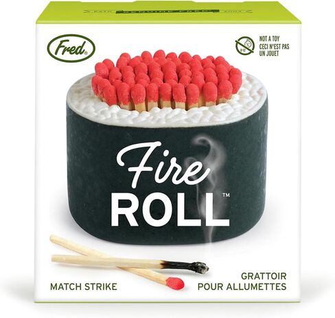 أداة تخزين ومطابقة السوشي الأصلية من Fred FIRE ROLL، حامل تطابق من السيراميك المزخرف in Kuwait