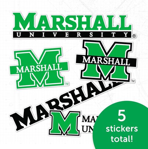 Desert Cactus Marshall University Sticker Thundering Herd MU Vinyl Decals Laptop Water Bottle Car Scrapbook T2 (Type 2-2) in Saudi Arabia