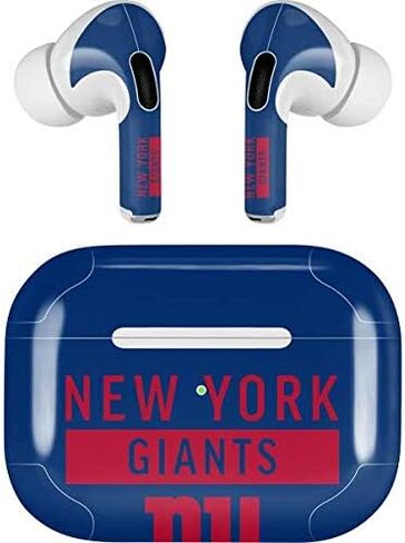 Skinit Decal Audio Skin Compatible with Apple AirPods Pro - Officially Licensed NFL New York Giants Distressed Design in Saudi Arabia