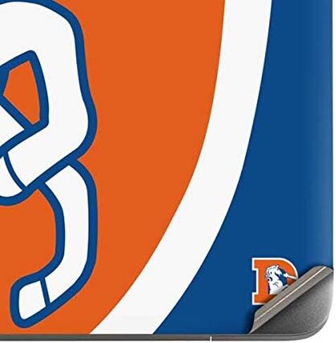Skinit Decal Laptop Skin Compatible with MacBook Air 13in (2020) - Officially Licensed NFL Denver Broncos Retro Logo Design in Saudi Arabia
