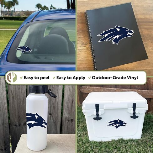 Desert Cactus University of Nevada Reno UNR Wolf Pack Vinyl Decal Laptop Water Bottle Car Scrapbook Sticker (IND 00002a) in Saudi Arabia
