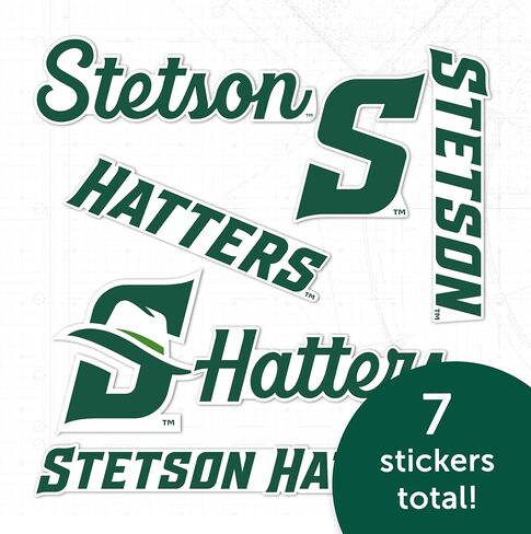 Desert Cactus Stetson University Sticker Hatters SU Vinyl Decals Laptop Water Bottle Car Scrapbook T2 (Type 2-2) in Saudi Arabia