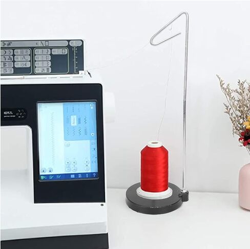 Single Thread Spool Holder, Portable Iron Thread Stand, 1 Set, Easy Assembly - Durable Metal Construction, Smooth Thread Feeding, Ideal for Home Sewing and Embroidery in Saudi Arabia