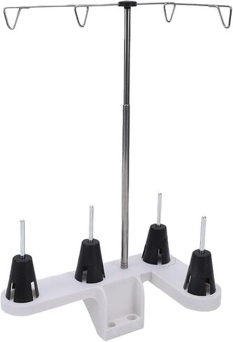 Aramox 4 Spool Thread Holder for Sewing Machines Durable Multipurpose Thread Stand for Household Use in Saudi Arabia