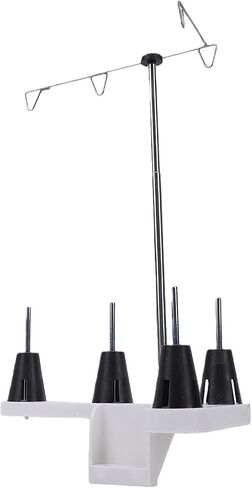 Aramox 4 Spool Thread Holder for Sewing Machines Durable Multipurpose Thread Stand for Household Use in Saudi Arabia