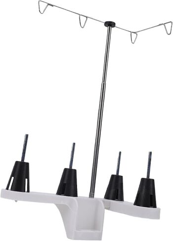 Aramox 4 Spool Thread Holder for Sewing Machines Durable Multipurpose Thread Stand for Household Use in Saudi Arabia