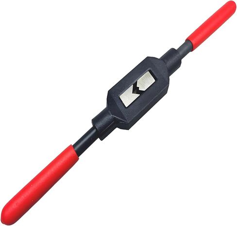 Tap Wrench, Adjustable 1/4-3/4 in / M5-M20 Thread Tap Holder with Red Grip, Heavy Duty 45# Steel Hand Tapping Tool for Home, Auto Repair in Saudi Arabia