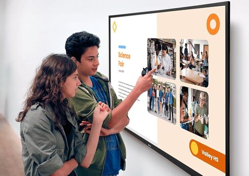 Promethean ActivPanel D-Series 75" 4K Digital Sign w/Radix Content License | Digital Signage Display for Business, Retail & Education. Includes 1-Year Radix Viso License. No Media Player Required. in Kuwait