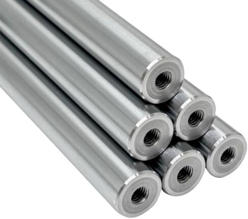 Chrome Plated Hardened Linear Shaft, 8-25mm OD, 100-1000mm Length, with Threaded Holes At Both Ends,350mm(Od12mm(m6x12mm),400mm) in Saudi Arabia