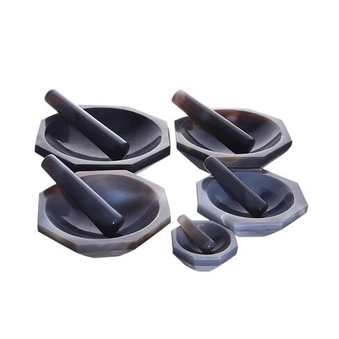 30mm to 100mm Agate Mortar with Pestle Rods Resistance to Abrasion(60mm) in Saudi Arabia
