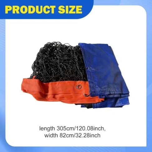 Pickleball Replacement Net Kids Pickleball Net 10ft Lightweight Black Polyester Net for Backyard Game in Kuwait