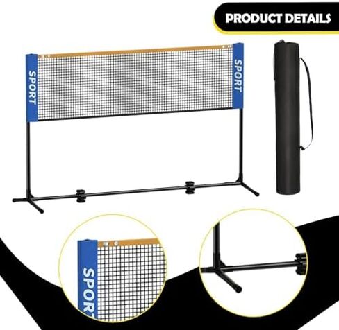 Portable Pickleball Net Set with Carry Bag for Yard Training Beach Use 155x410 Cm in Kuwait