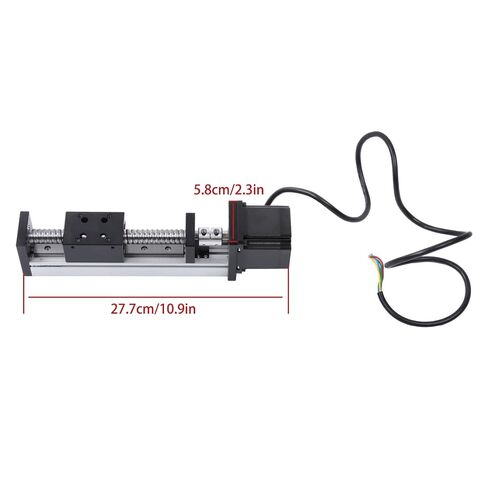 kimllier Ball Screw Slide Module with 23-Step Motor, Linear Guide Travel 100m, Suitable for CNC Linear Platforms Ball Screw Motion Linear Guide in Kuwait