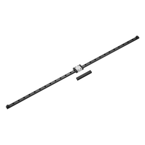 دليل السكك الحديدية المنزلقة الخطية uxcell MGN7 250 مم مع كتلة النقل المنزلقة MGN7C ودليل صغير، دليل الحركة الخطية للطابعة ثلاثية الأبعاد لآلة CNC للنقش الصغير، أسود in Kuwait