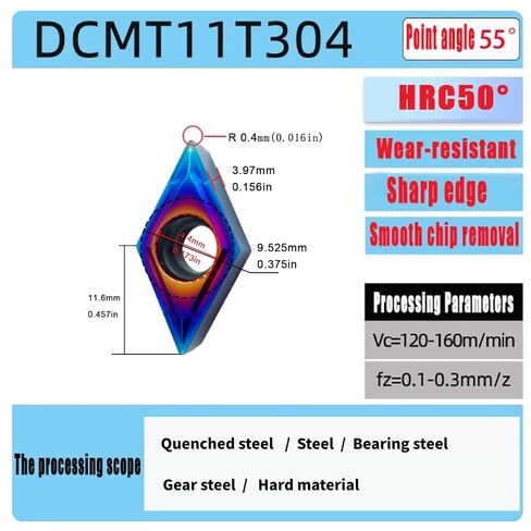 1PCS SDJCR1212H11 تحول أداة حامل مع 10PCS DCMT11T304 (DCMT32.51) متعدد الطبقات المغلفة كربيد قابل للفهرسة تحول إدراجات مخرطة CNC استبدال أدوات القطع لتصنيع المعادن in Kuwait