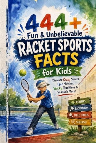 444 +Fun & Unbelievable Racket Sports Facts for Kids: Discover Crazy Serves, Epic Matches, Wacky Traditions & So Much More! (The Perfect Gift for ... & Young Readers) (Fun Facts For Sports Kids) in Kuwait