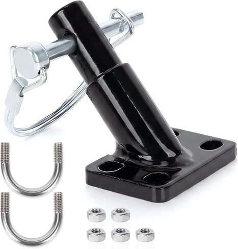 استبدال وصلة ربط مقطورة الدراجة العالمية PSLER من أجل Schwinn/Instep، موصل مرفق مقطورة دراجة فولاذية شديدة التحمل للأطفال وحامل بضائع الكلاب الأليفة، سهل التركيب ودبوس معدني متين in Kuwait