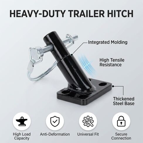 استبدال وصلة ربط مقطورة الدراجة العالمية PSLER من أجل Schwinn/Instep، موصل مرفق مقطورة دراجة فولاذية شديدة التحمل للأطفال وحامل بضائع الكلاب الأليفة، سهل التركيب ودبوس معدني متين in Kuwait