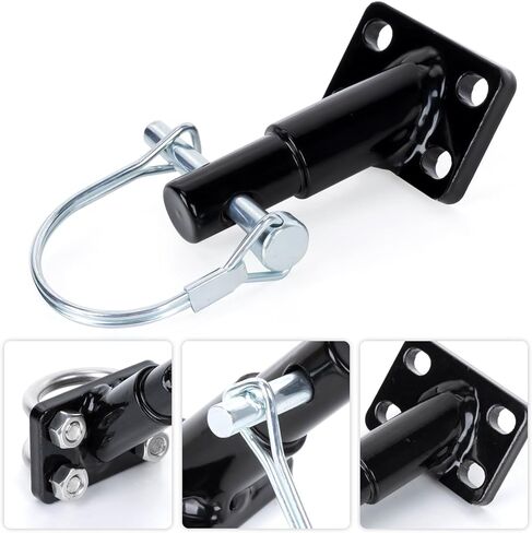 استبدال وصلة ربط مقطورة الدراجة العالمية PSLER من أجل Schwinn/Instep، موصل مرفق مقطورة دراجة فولاذية شديدة التحمل للأطفال وحامل بضائع الكلاب الأليفة، سهل التركيب ودبوس معدني متين in Kuwait