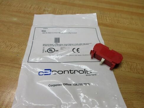 WNC 10 AMP, 22 MM, 600 VAC, Contact Block, Normally Closed, RED in Kuwait