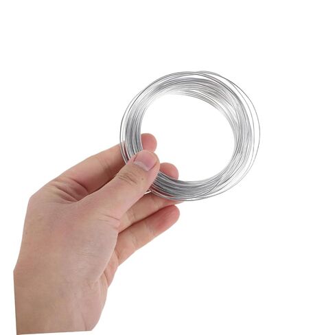 POPETPOP 6 Rolls Aluminum Decorative Wreath Wire 1mm Diameter Flexible Crafting Wire for Floral Easy to Shape Creations and Craft Sessions in Kuwait