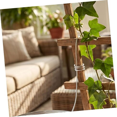 POPETPOP 6 Rolls Aluminum Decorative Wreath Wire 1mm Diameter Flexible Crafting Wire for Floral Easy to Shape Creations and Craft Sessions in Kuwait