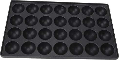 Yinhing 28 Hole Takoyaki Maker Baking Pan Premium Aluminum Alloy Meatballs Grill Pan for Home Kitchen Camping Picnics Even Heating Portable Versatile Cooking Tray in Kuwait