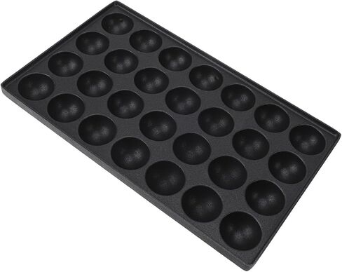 Yinhing 28 Hole Takoyaki Maker Baking Pan Premium Aluminum Alloy Meatballs Grill Pan for Home Kitchen Camping Picnics Even Heating Portable Versatile Cooking Tray in Kuwait