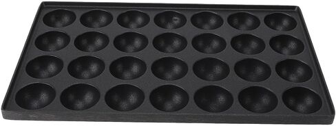 Yinhing 28 Hole Takoyaki Maker Baking Pan Premium Aluminum Alloy Meatballs Grill Pan for Home Kitchen Camping Picnics Even Heating Portable Versatile Cooking Tray in Kuwait