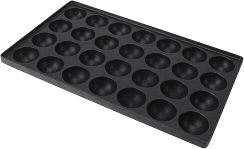Yinhing 28 Hole Takoyaki Maker Baking Pan Premium Aluminum Alloy Meatballs Grill Pan for Home Kitchen Camping Picnics Even Heating Portable Versatile Cooking Tray in Kuwait