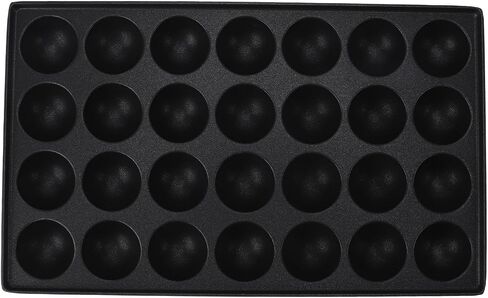 Yinhing 28 Hole Takoyaki Maker Baking Pan Premium Aluminum Alloy Meatballs Grill Pan for Home Kitchen Camping Picnics Even Heating Portable Versatile Cooking Tray in Kuwait