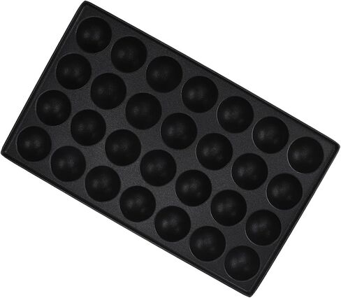 Yinhing 28 Hole Takoyaki Maker Baking Pan Premium Aluminum Alloy Meatballs Grill Pan for Home Kitchen Camping Picnics Even Heating Portable Versatile Cooking Tray in Kuwait