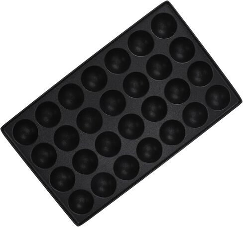 Yinhing 28 Hole Takoyaki Maker Baking Pan Premium Aluminum Alloy Meatballs Grill Pan for Home Kitchen Camping Picnics Even Heating Portable Versatile Cooking Tray in Kuwait