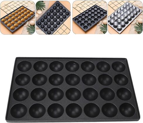 TAKOYAKI MAKER BAKING PAN FOR VARIOUS FLAVORS PREMIUM ALUMINUM ALLOY PORTABLE DESIGN in Kuwait