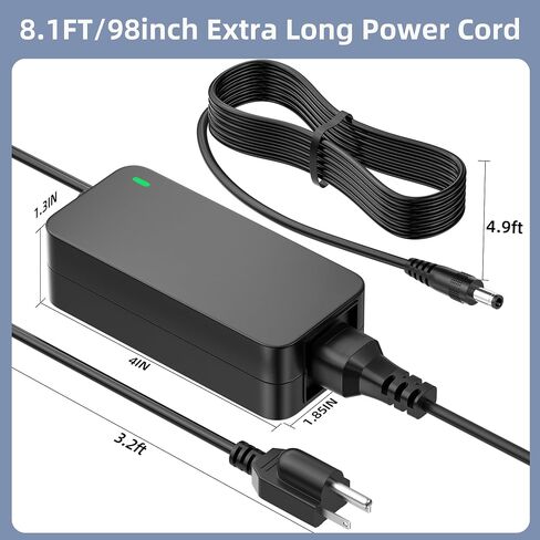 12V Charger for Roland FP-30X FP30X FP-60X FP-60X-WH FP60X-WH FP60XWH Power Cord for PSB-7U 88 Keys Digital Piano Keyboard Replacement Power Supply Adapter in Kuwait