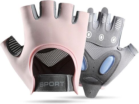Mawjom Breathable Workout Gloves for Women Men Full Palm Protection Grip for Gym Training Fitness Weightlifting Exercise Half Finger in Kuwait