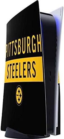 Skinit Decal Gaming Skin Compatible with PS5 Console - Officially Licensed NFL Pittsburgh Steelers Design in Kuwait